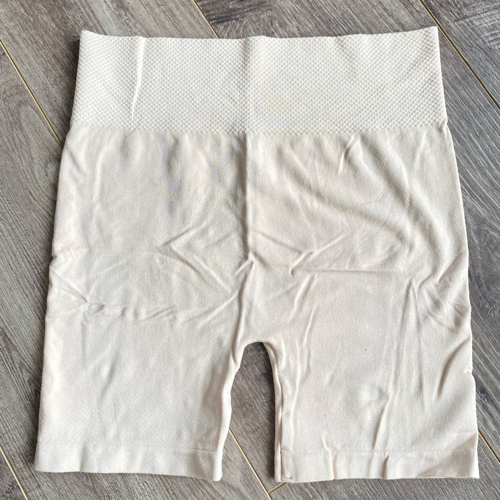 3/$15 Nude shapewear high rise shorts | one size